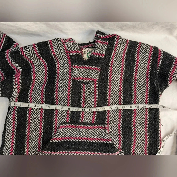 Baja Joe's hoodie , black/white/pink , size S - Picture 7 of 8